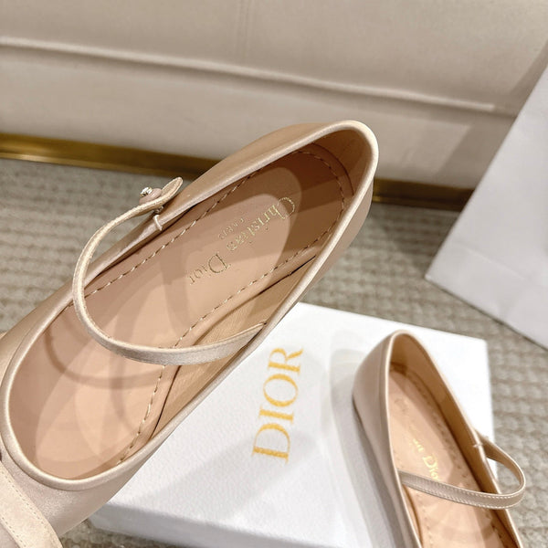 CD Lovely-D Raso Nero Ballerina Nude Sheepskin 502332