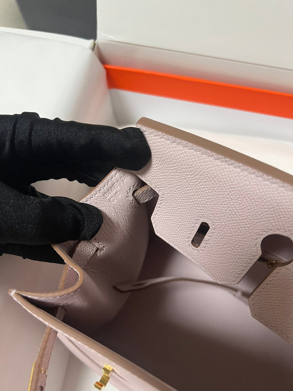 HM BIRKIN SELLIER LIGHT PINK EPSOM LEATHER GOLD HARDWARE