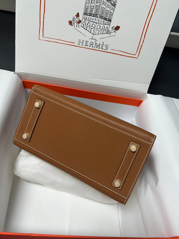 HM BIRKIN SELLIER GOLD EPSOM LEATHER GOLD HARDWARE