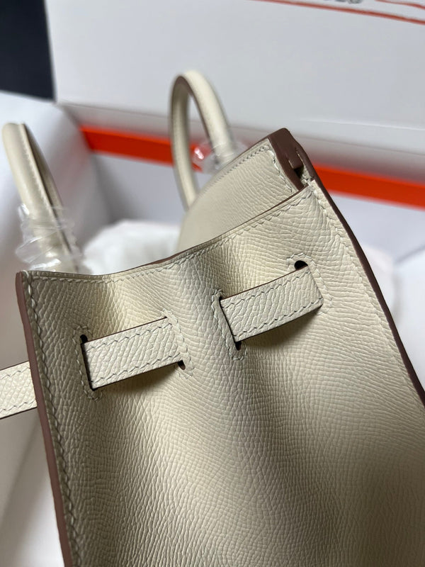 HM BIRKIN SELLIER CREAM EPSOM LEATHER GOLD HARDWARE