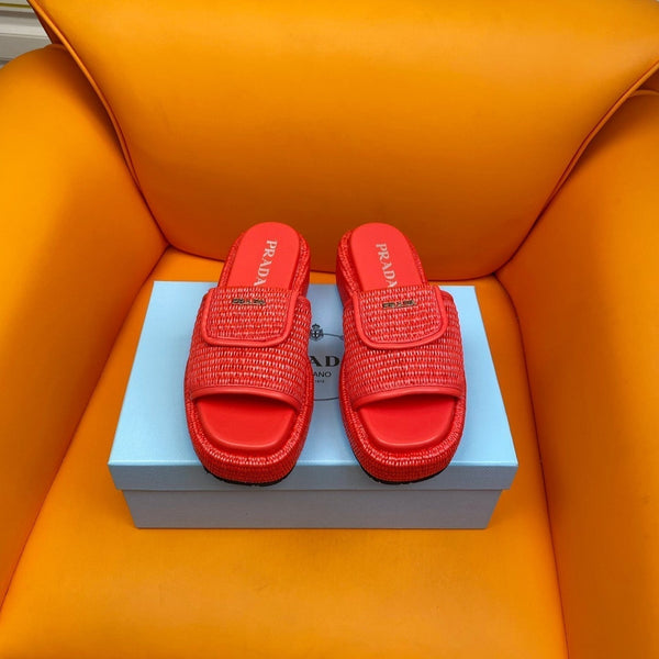 Pra Crochet Mule 20 Rosso