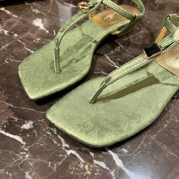 LP MINDIL SANDAL ROBIN 'S EGG SILK