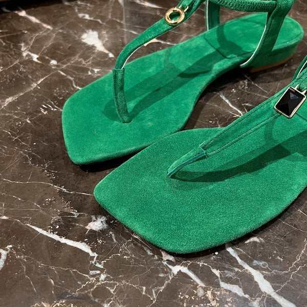 SANDALO LP MINDIL IN CAMOSCIO BLU OTTANIO