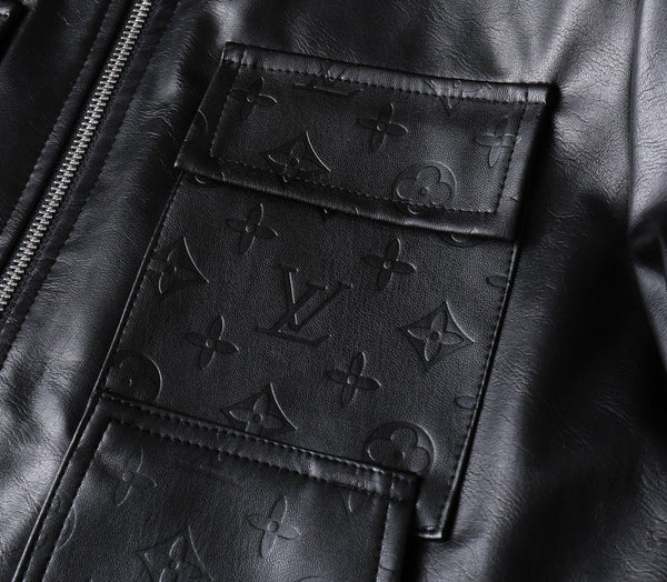 GIACCA IN PELLE DI AGNELLO NERA LV 238998