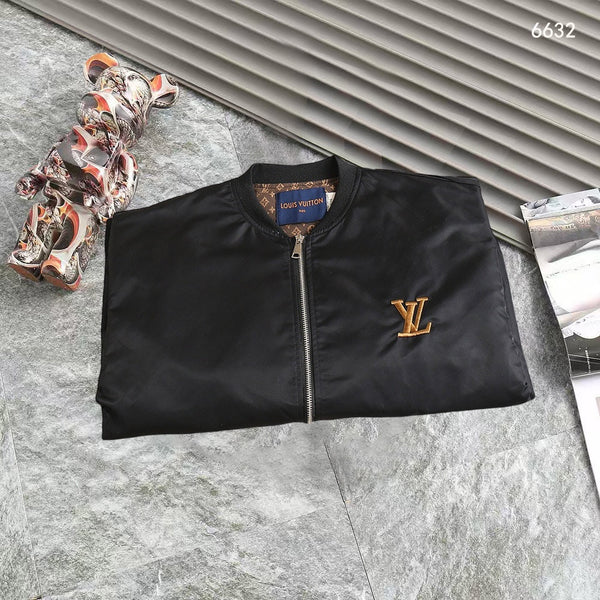 GIACCA A VENTO LV MONOGRAM NERO E MARRONE 238972