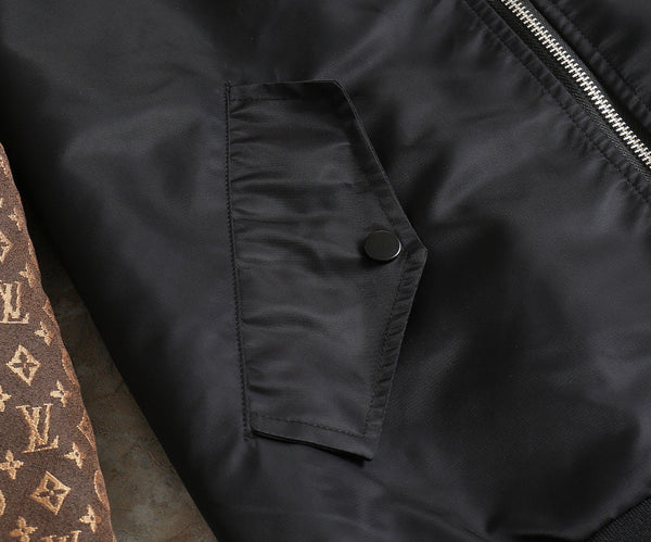 GIACCA A VENTO LV MONOGRAM NERO E MARRONE 238972