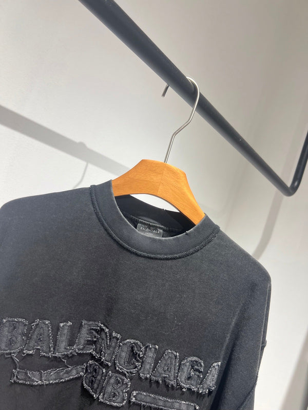 Balenciaga 25 Sweater Dark Grey Cotton 0045