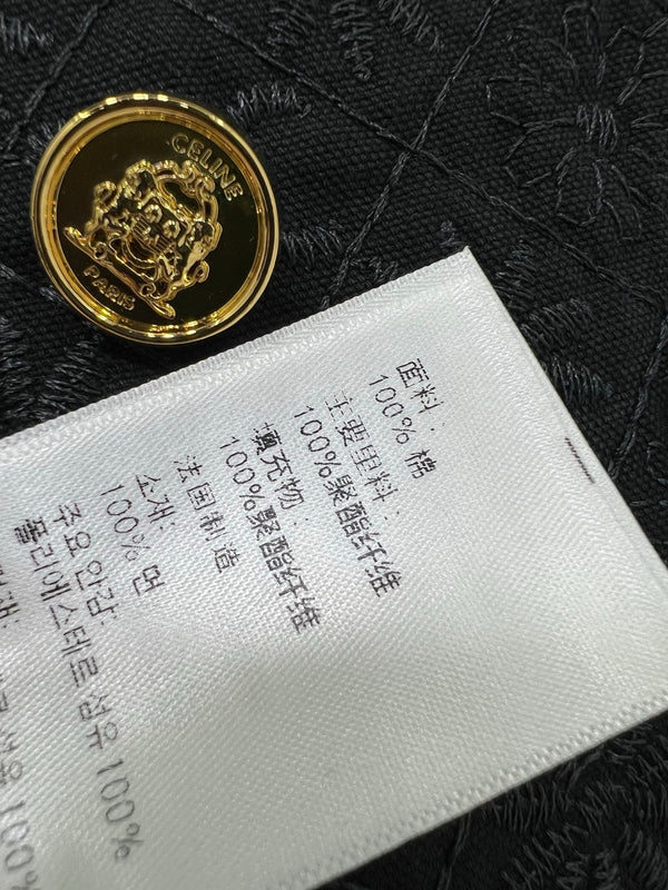 Celine 25 Jacquard Cotton Twill Jacket 292272