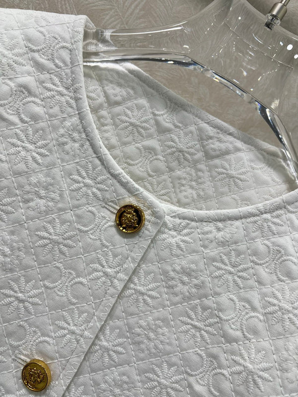 Celine 25 Jacquard Cotton Twill Jacket 292272