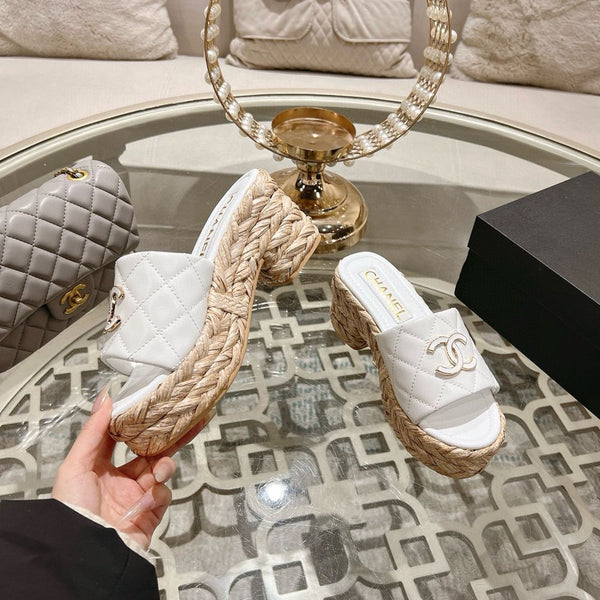 CC Espadrilles Platform Canvas