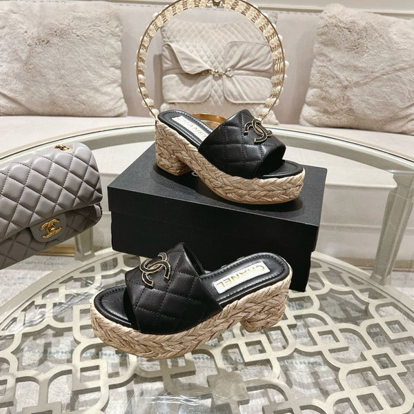 CC Espadrilles Platform Canvas