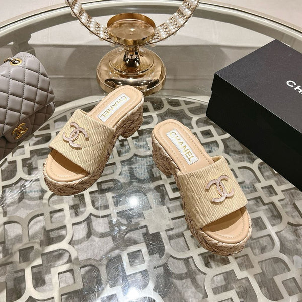 CC Espadrilles Platform Canvas