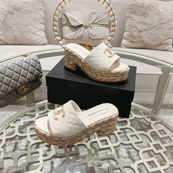 CC Espadrilles Platform Canvas