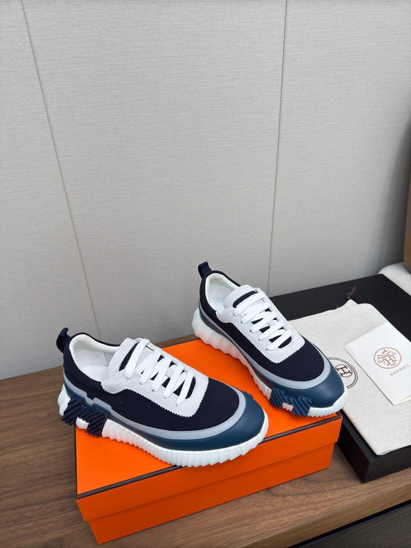 HM Bouncing Sneaker Black Mix Blue Green Fabric 213520