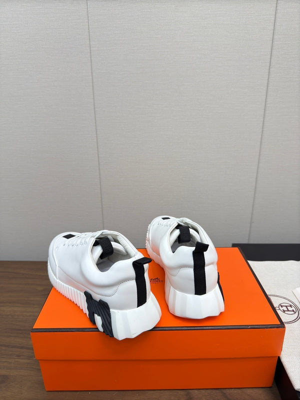 HM Bouncing Sneaker White mix Black Calfskin 213523