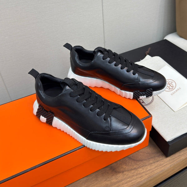 HM Bouncing Sneaker Black mix White Calfskin 213525