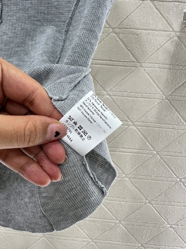 Loewe 25 T-Shirt V-Neck Grey Cotton