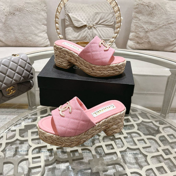 CC Espadrilles Platform Canvas