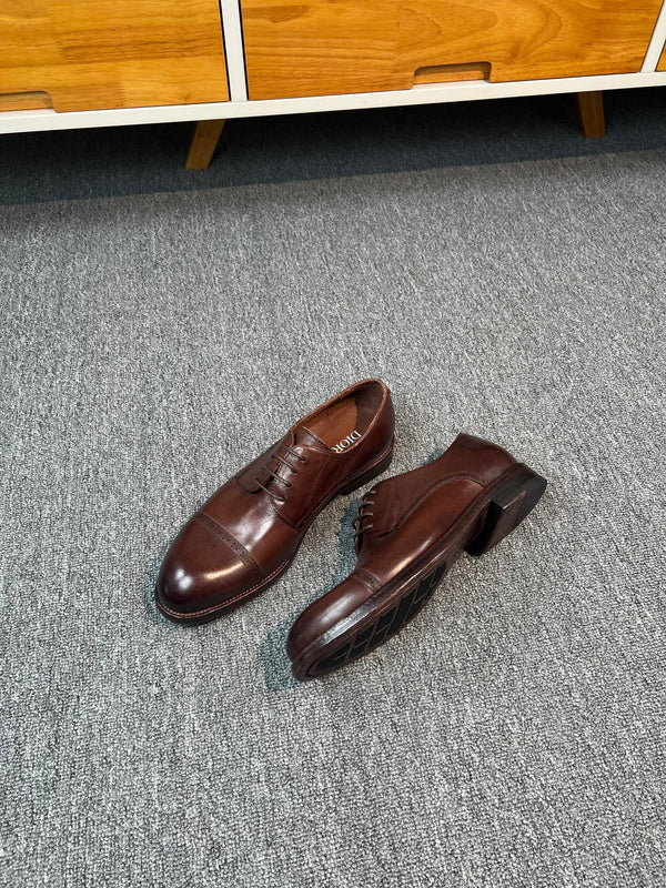 CD TIMELESS OXFORD SYRUP EMBOSSED CALFSKIN