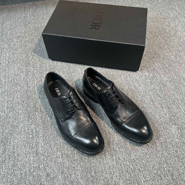 CD TIMELESS OXFORD BLACK EMBOSSED CALFSKIN