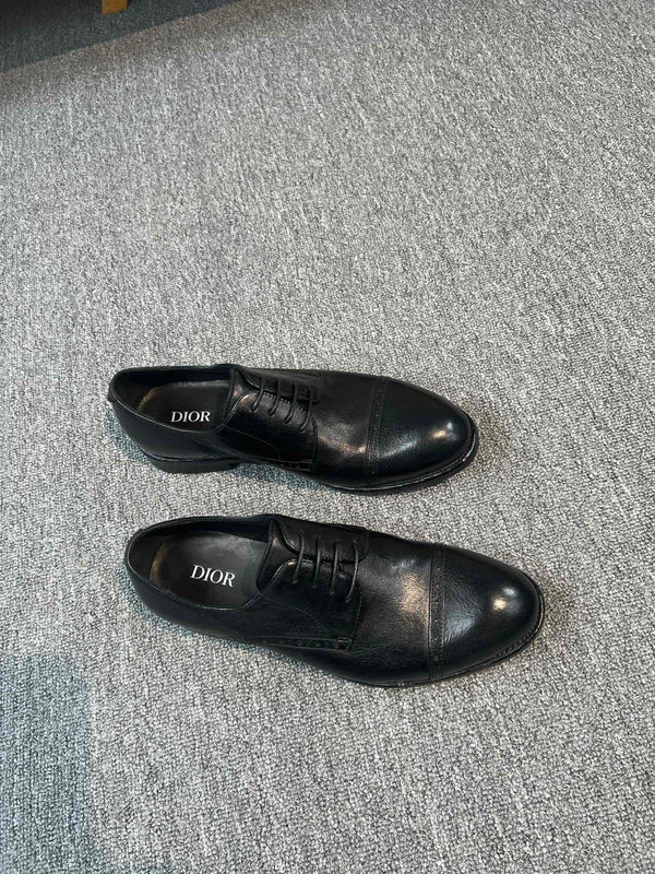 CD TIMELESS OXFORD BLACK EMBOSSED CALFSKIN