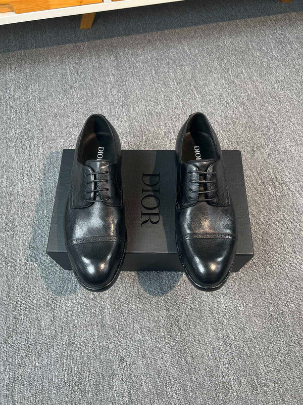 CD TIMELESS OXFORD BLACK EMBOSSED CALFSKIN