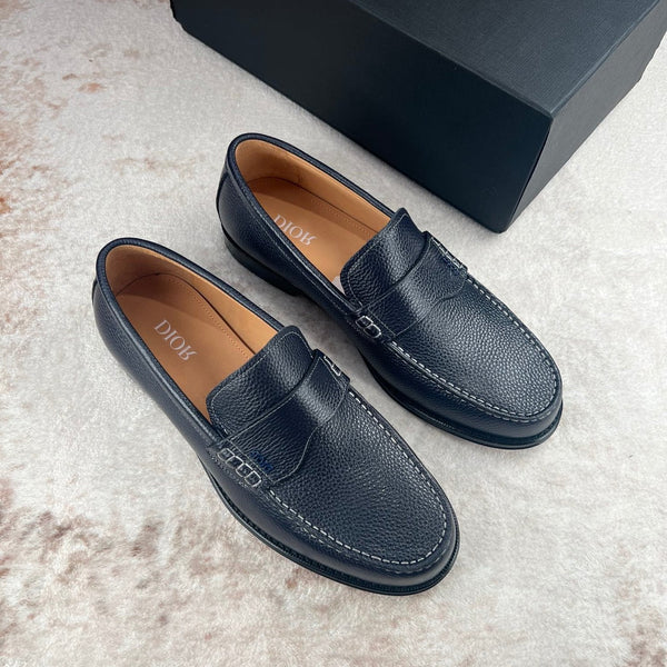 CD GRANVILLE LOAFER NAVY GRAINED CALFSKIN