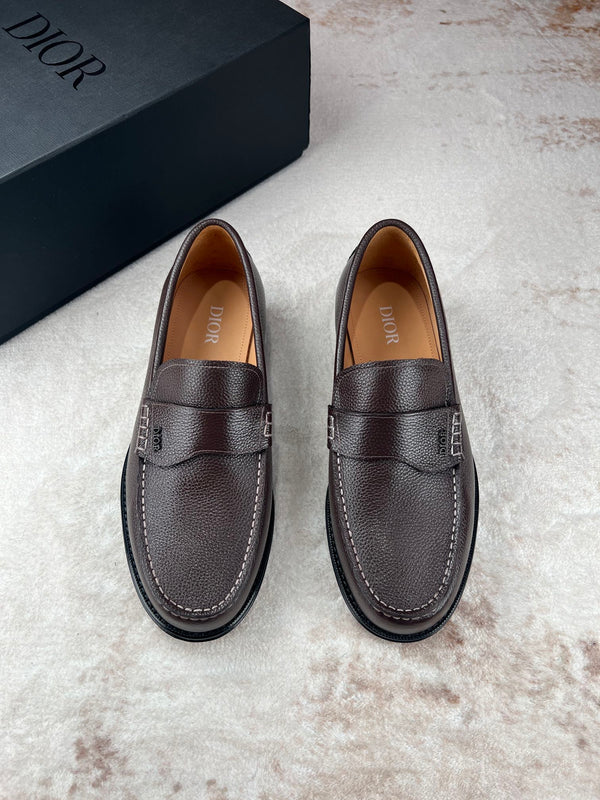 CD GRANVILLE LOAFER CHOCOLATE GRAINED CALFSKIN