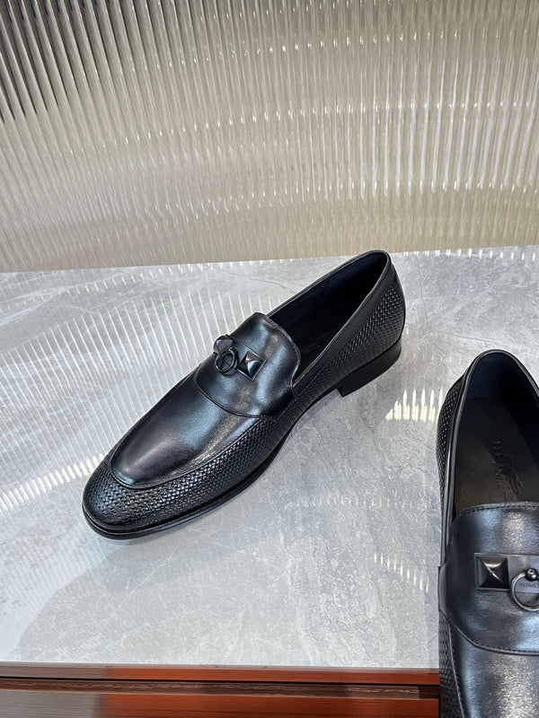 HM DESTIN LOAFER BLACK CALFSKIN