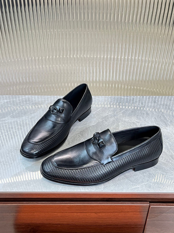 HM DESTIN LOAFER BLACK CALFSKIN