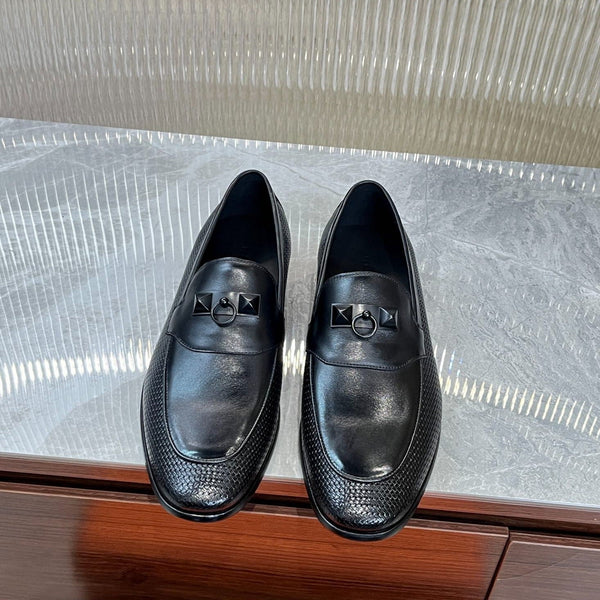 MOCASSINO HM DESTIN IN PELLE DI VITELLO NERA