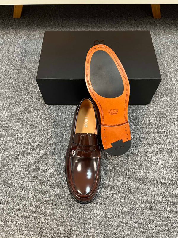 CD GRANVILLE EDGE BEADS LOAFER SYRUP CALFSKIN