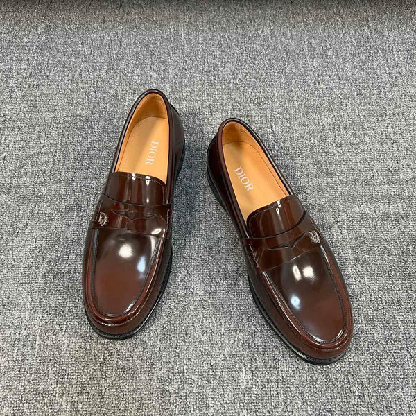 CD GRANVILLE EDGE BEADS LOAFER SYRUP CALFSKIN
