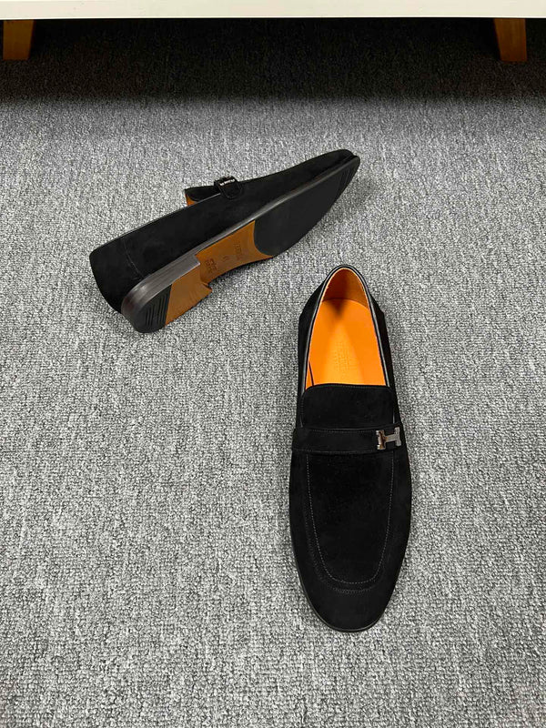 HM GIOVANNI LOAFER BLACK SUEDE
