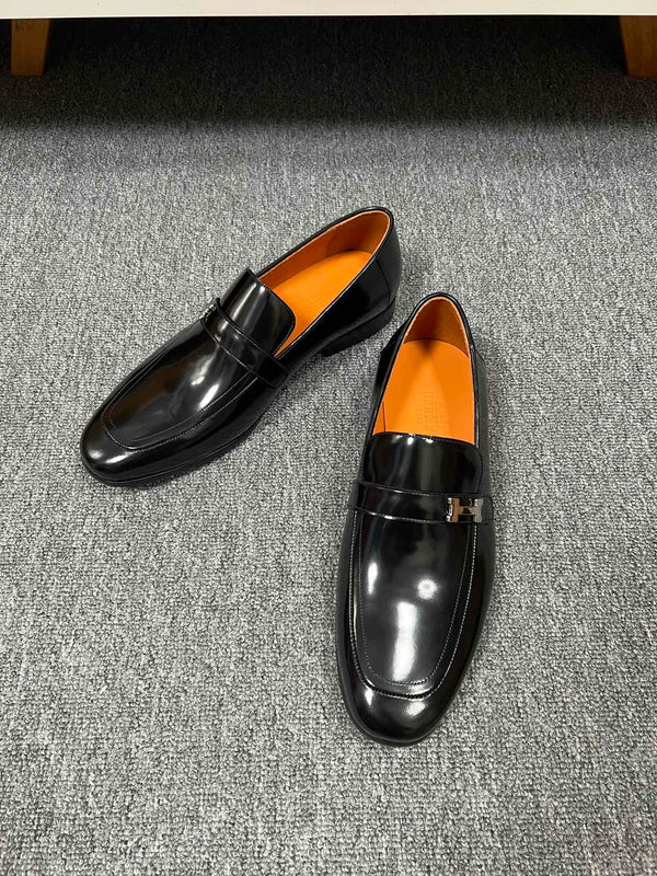 HM GIOVANNI LOAFER GLOSSY BLACK LAMBSKIN