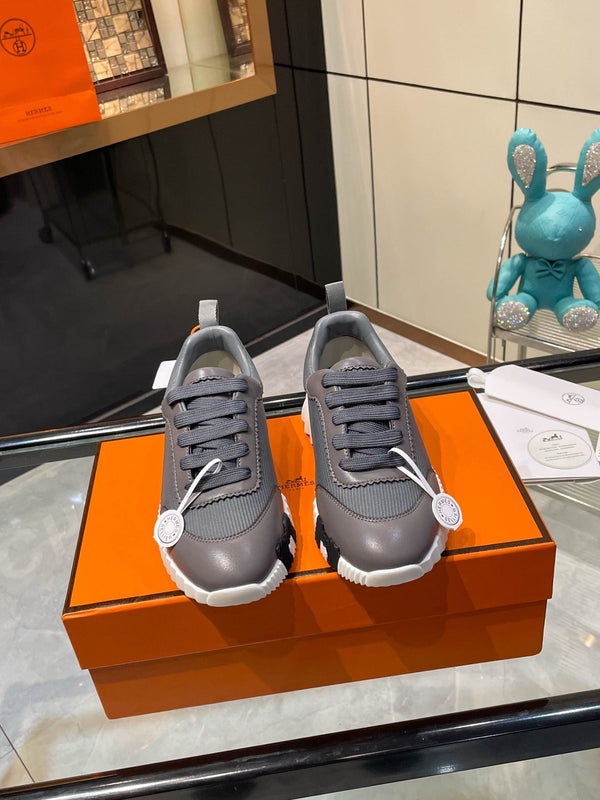 HM Bouncing Sneakers Dark Grey Mesh  and Sport Goatskin 531350