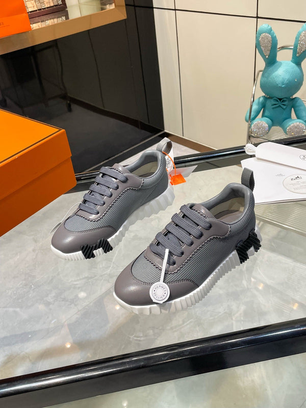 HM Bouncing Sneakers Dark Grey Mesh  and Sport Goatskin 531350