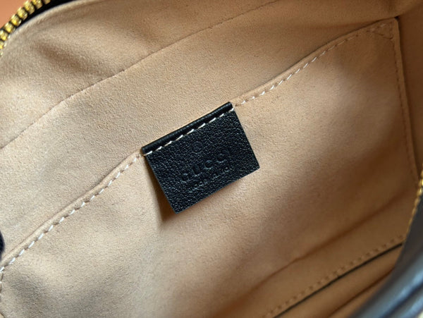 Gucci Marmont Bag 24 Beige mix Brown Canvas 240076