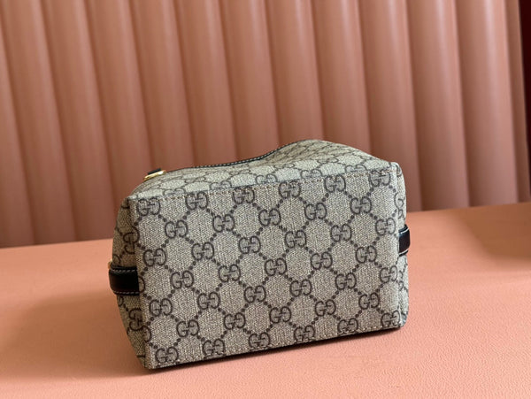 Borsa Gucci Ophidia 20,5 cm in tela nera ebano 248560