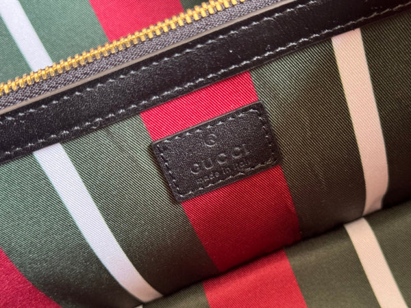 Borsa Gucci Ophidia 31cm in tela nera ebano 248556