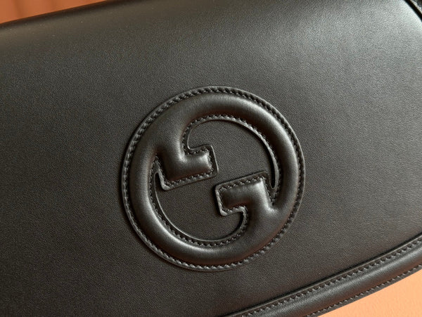 Gucci Blondie 32 Bag Black Leather 239908