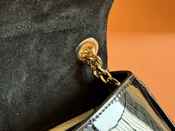 Gucci Blondie Bag Black Patent Leather