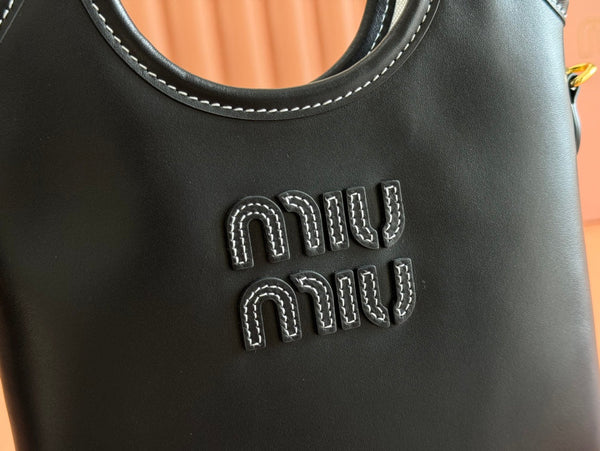 IVY Tote Bag 20 Black Leather 239728