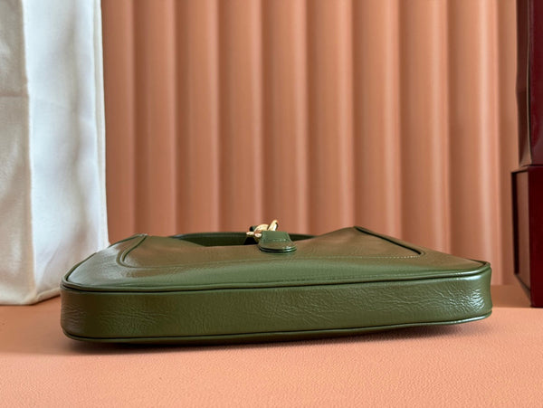 Gucci Jacket Bag Green Patent Leather 248418