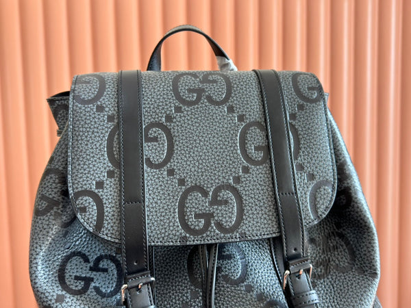 Gucci Backpack Grey mix Black Leather 248429