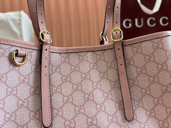 Borsa Gucci Ophidia 31cm in tela rosa 244357