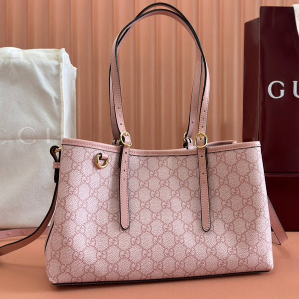 Borsa Gucci Ophidia 31cm in tela rosa 244357
