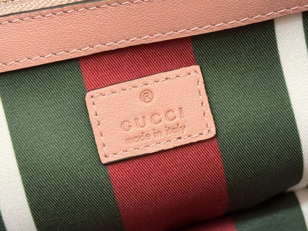 Borsa Gucci Ophidia 31cm in tela rosa 244357