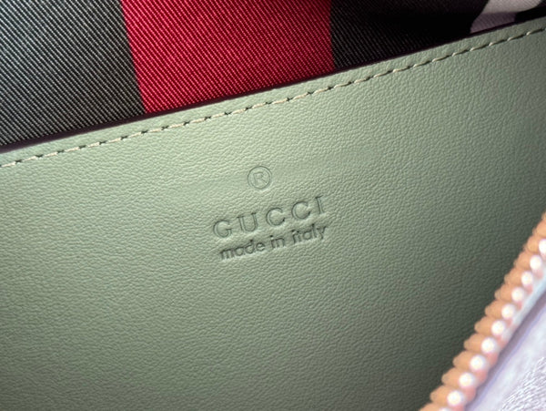 Borsa Gucci Ophidia 24,5 cm in tela verde 244369
