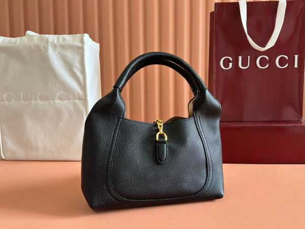 Gucci Solfbit Bag Black Calfskin 244322
